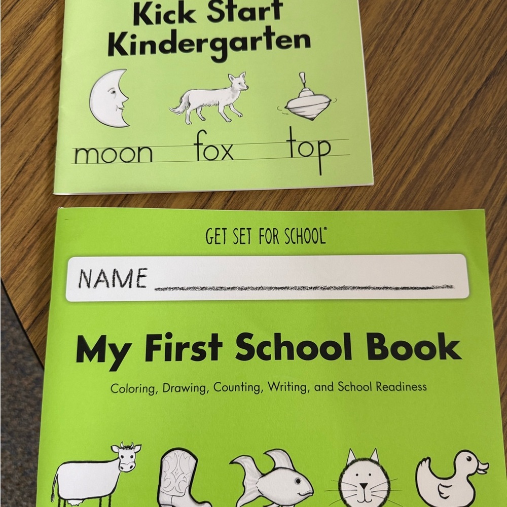 Get Set for School kick start kindergarten Educational Workbook Set